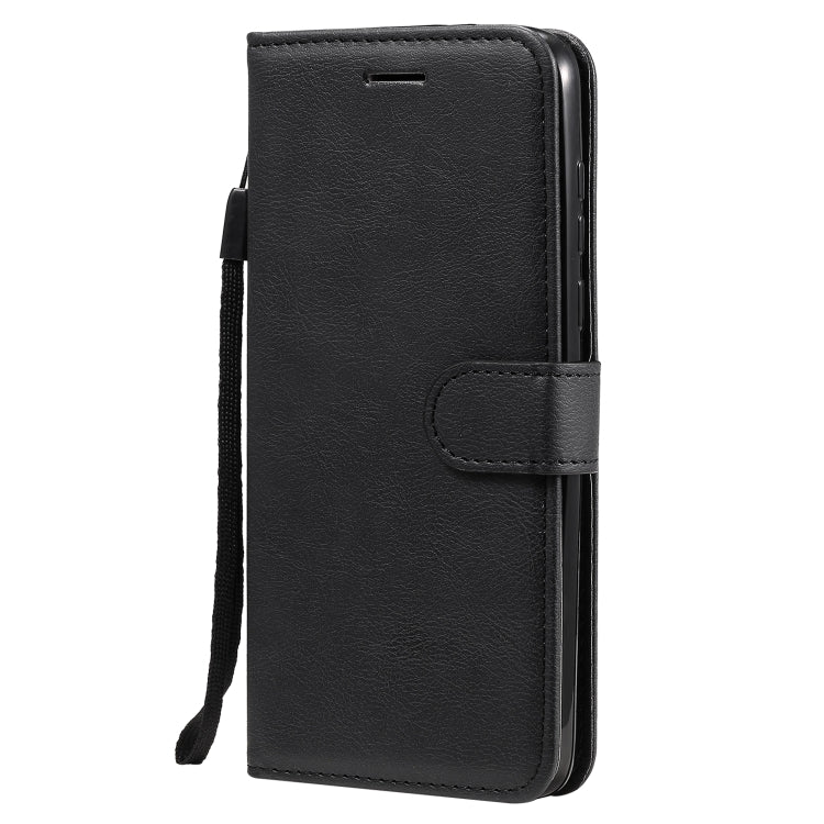 For Motorola Moto G8 Power Solid Color Horizontal Flip Protective Leather Case with Holder & Card Slots & Wallet & Lanyard