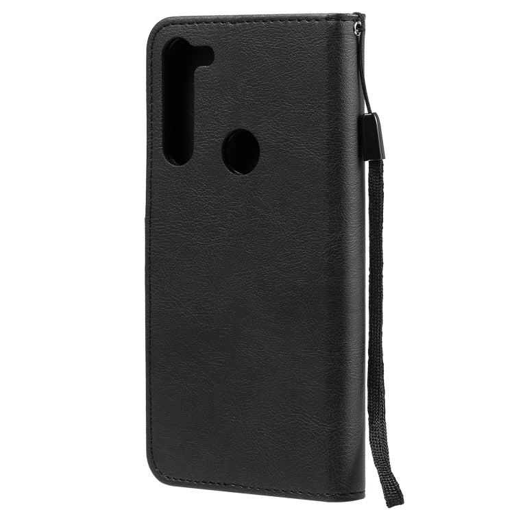 For Motorola Moto G8 Power Solid Color Horizontal Flip Protective Leather Case with Holder & Card Slots & Wallet & Lanyard