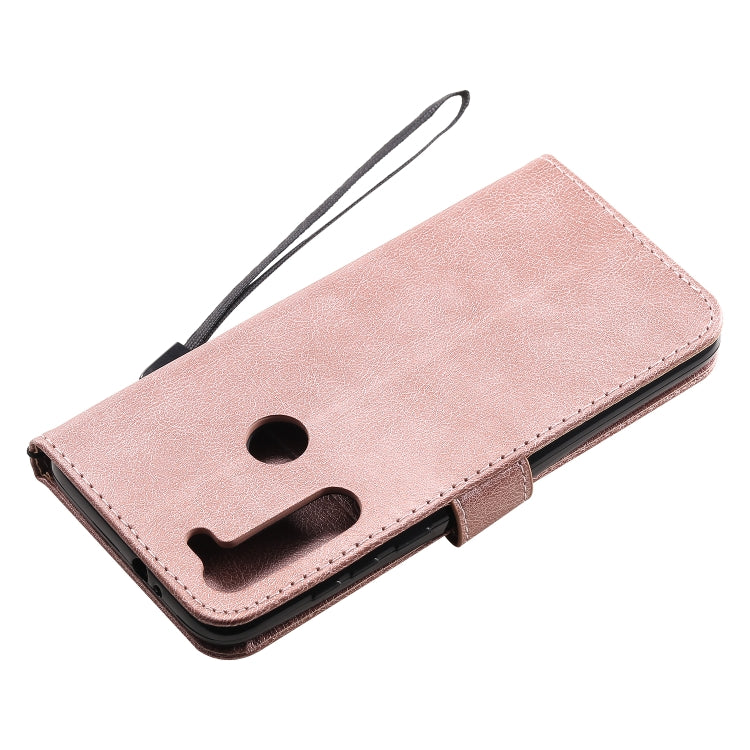 For Motorola Moto G8 Power Solid Color Horizontal Flip Protective Leather Case with Holder & Card Slots & Wallet & Lanyard