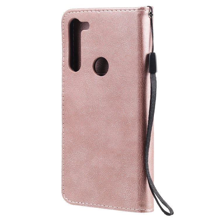 For Motorola Moto G8 Power Solid Color Horizontal Flip Protective Leather Case with Holder & Card Slots & Wallet & Lanyard