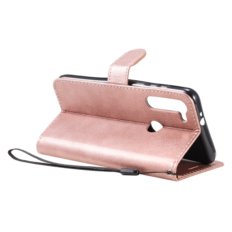 For Motorola Moto G8 Power Solid Color Horizontal Flip Protective Leather Case with Holder & Card Slots & Wallet & Lanyard