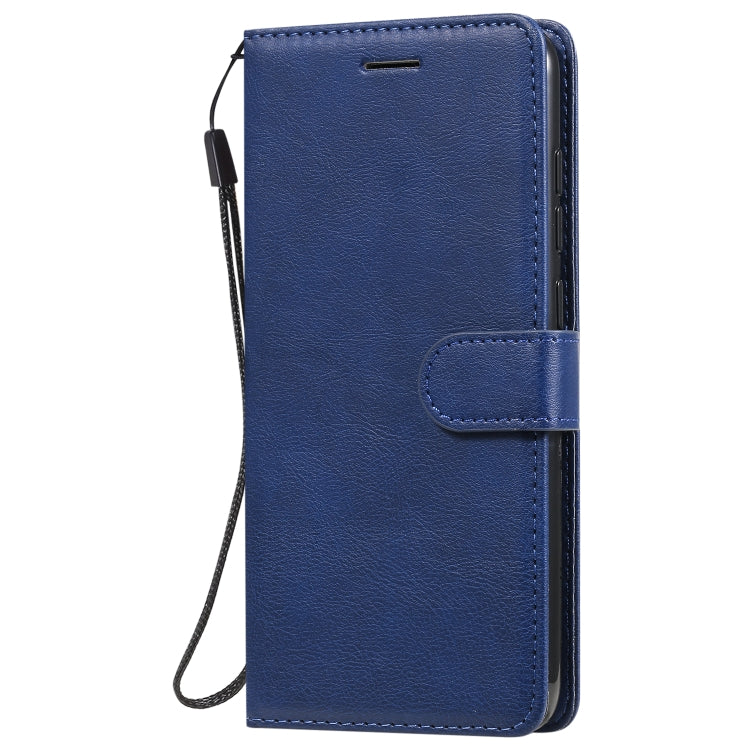 For Xiaomi Redmi Note 9 / 10X 4G Solid Color Horizontal Flip Protective Leather Case with Holder & Card Slots & Wallet & Lanyard