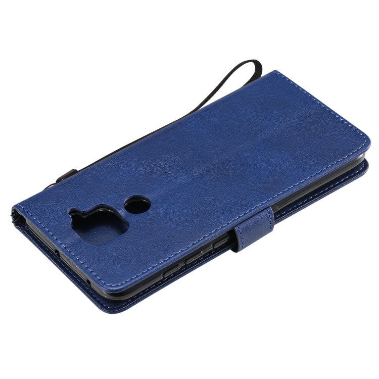 For Xiaomi Redmi Note 9 / 10X 4G Solid Color Horizontal Flip Protective Leather Case with Holder & Card Slots & Wallet & Lanyard