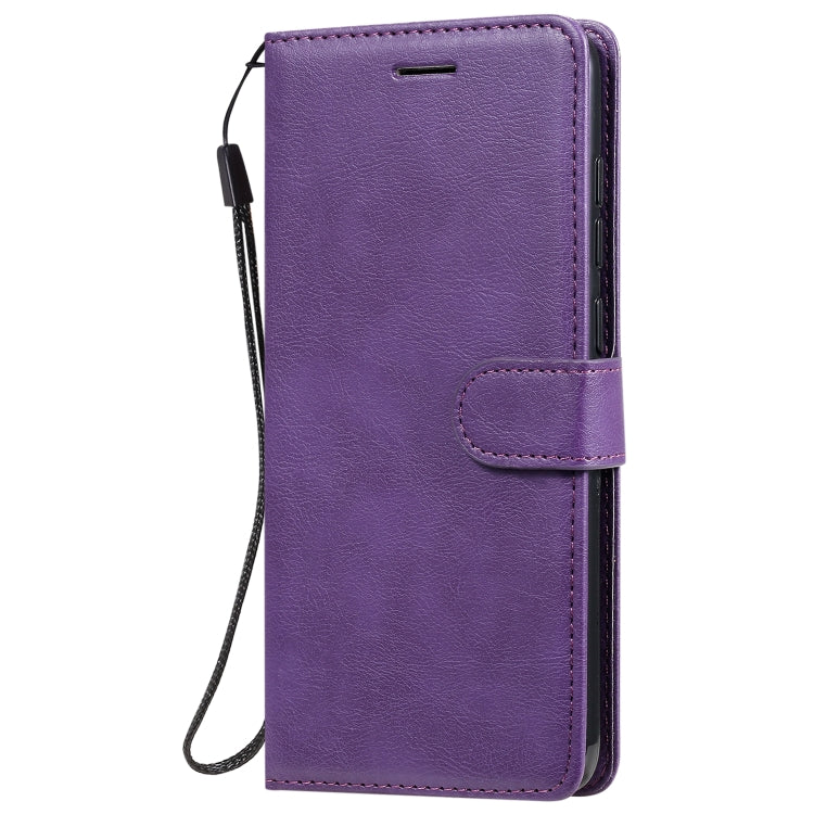 For Xiaomi Redmi Note 9 / 10X 4G Solid Color Horizontal Flip Protective Leather Case with Holder & Card Slots & Wallet & Lanyard