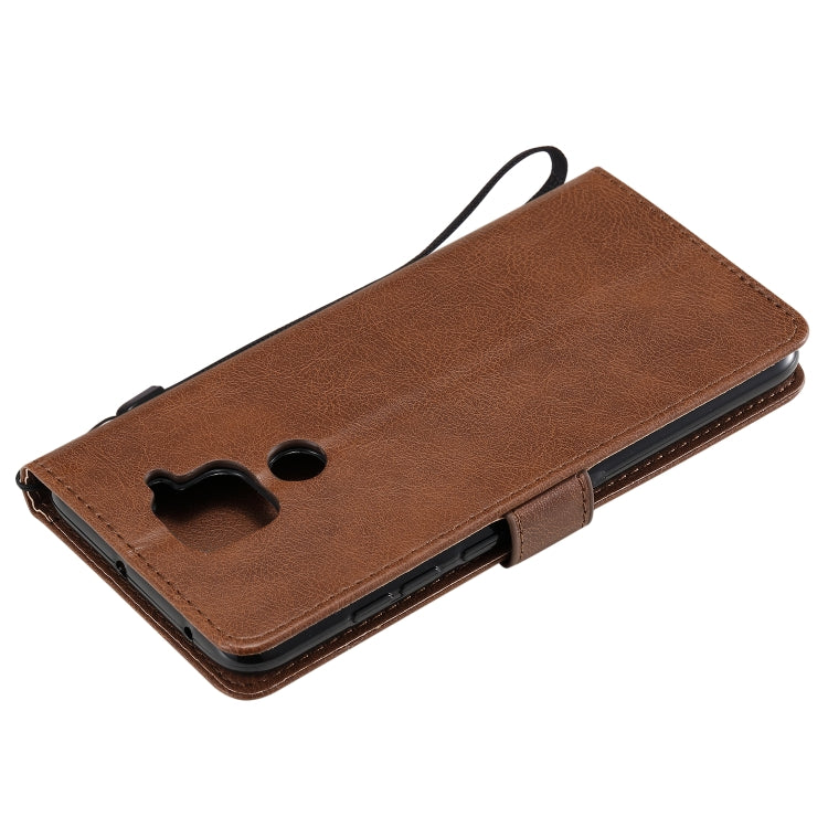 For Xiaomi Redmi Note 9 / 10X 4G Solid Color Horizontal Flip Protective Leather Case with Holder & Card Slots & Wallet & Lanyard