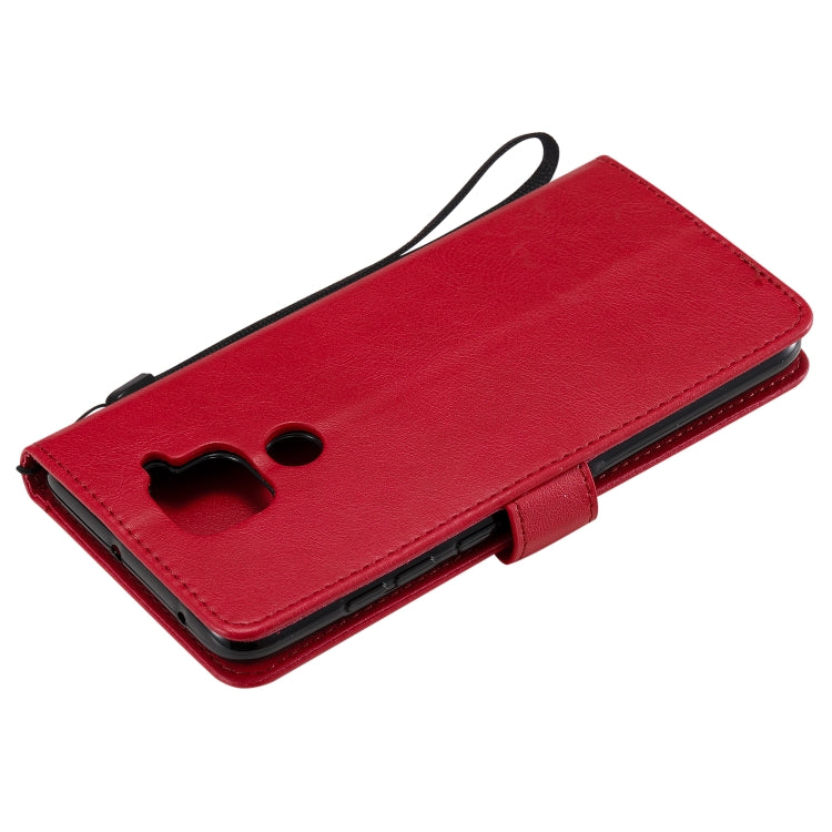 For Xiaomi Redmi Note 9 / 10X 4G Solid Color Horizontal Flip Protective Leather Case with Holder & Card Slots & Wallet & Lanyard