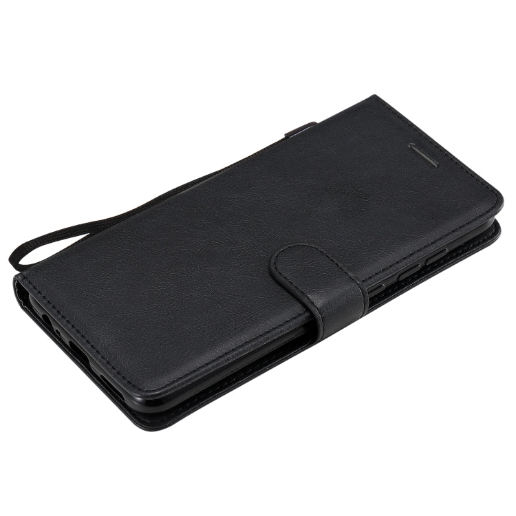 For Xiaomi Redmi Note 9 / 10X 4G Solid Color Horizontal Flip Protective Leather Case with Holder & Card Slots & Wallet & Lanyard