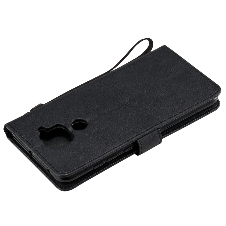 For Xiaomi Redmi Note 9 / 10X 4G Solid Color Horizontal Flip Protective Leather Case with Holder & Card Slots & Wallet & Lanyard