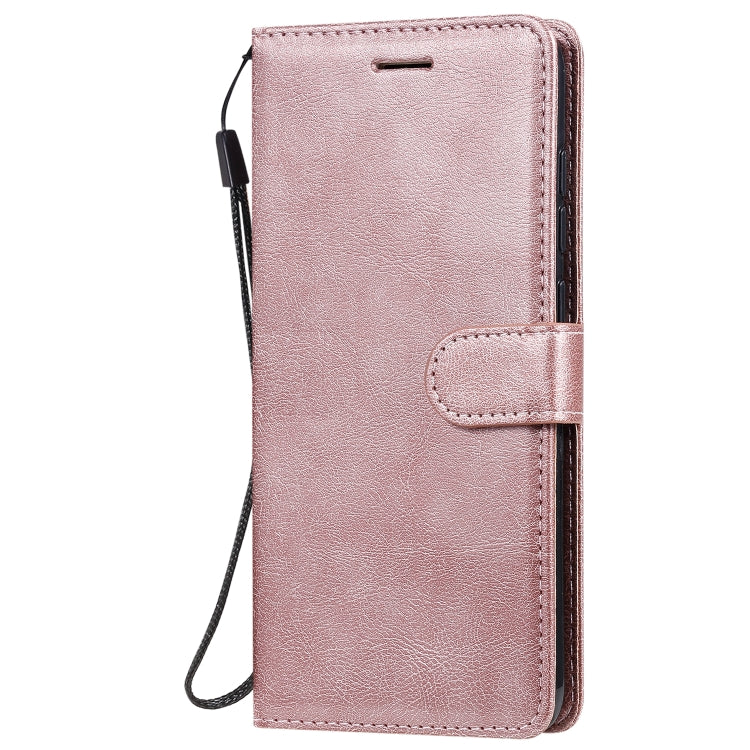 For Xiaomi Redmi Note 9 / 10X 4G Solid Color Horizontal Flip Protective Leather Case with Holder & Card Slots & Wallet & Lanyard