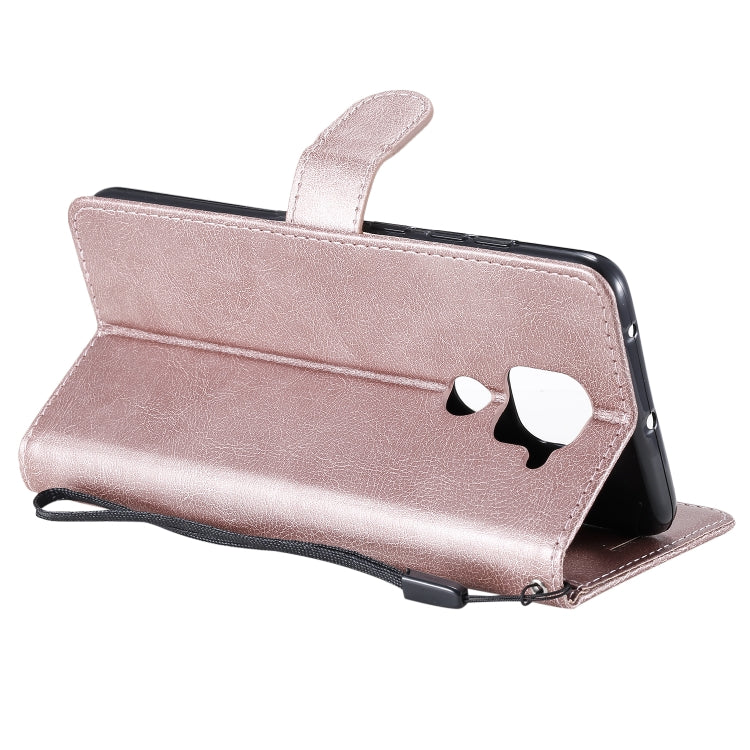For Xiaomi Redmi Note 9 / 10X 4G Solid Color Horizontal Flip Protective Leather Case with Holder & Card Slots & Wallet & Lanyard