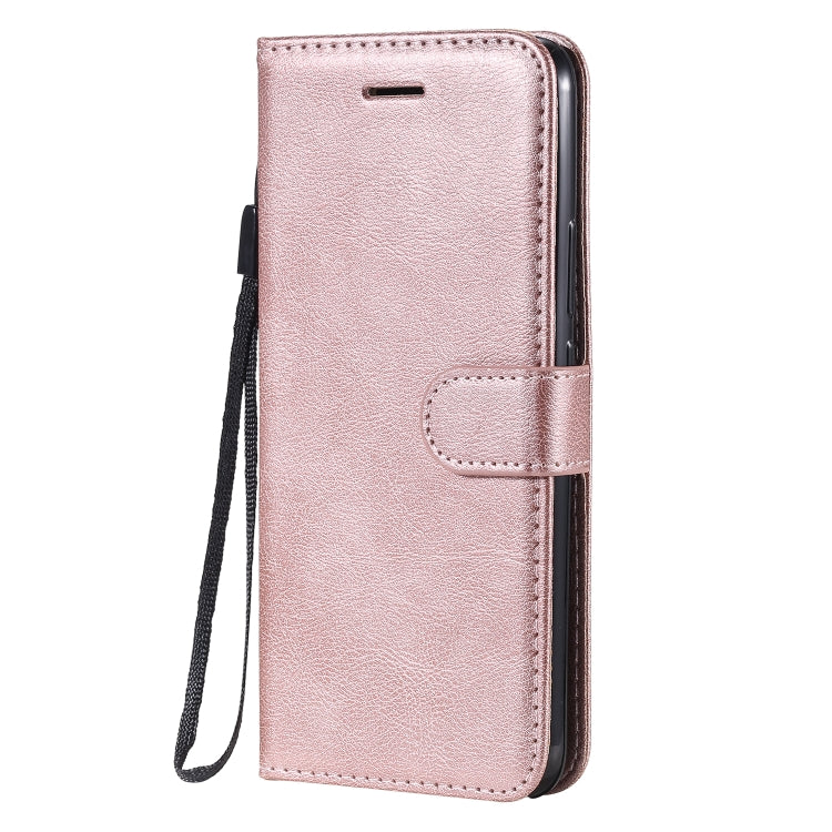 For Huawei nova 7 Solid Color Horizontal Flip Protective Leather Case with Holder & Card Slots & Wallet & Lanyard