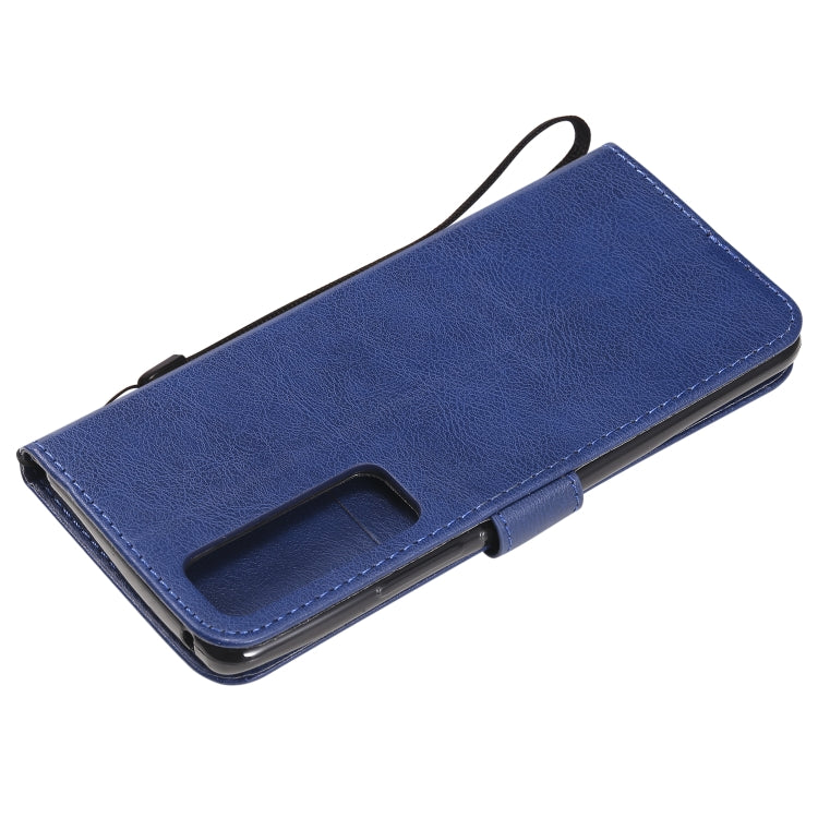 For Huawei nova 7 Pro Solid Color Horizontal Flip Protective Leather Case with Holder & Card Slots & Wallet & Lanyard