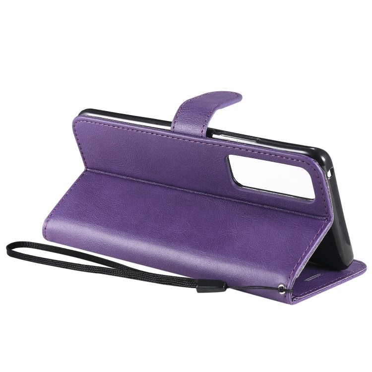 For Huawei nova 7 Pro Solid Color Horizontal Flip Protective Leather Case with Holder & Card Slots & Wallet & Lanyard