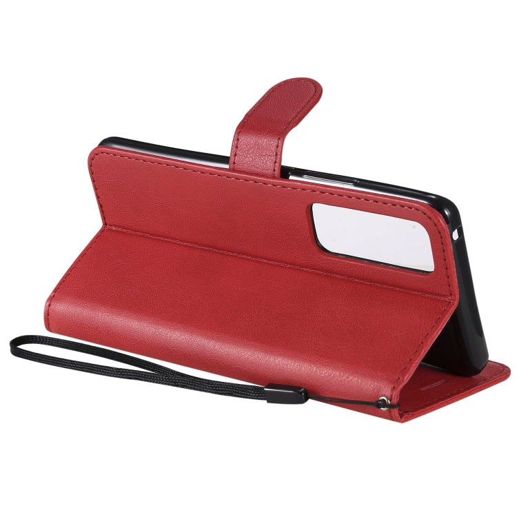 For Huawei nova 7 Pro Solid Color Horizontal Flip Protective Leather Case with Holder & Card Slots & Wallet & Lanyard