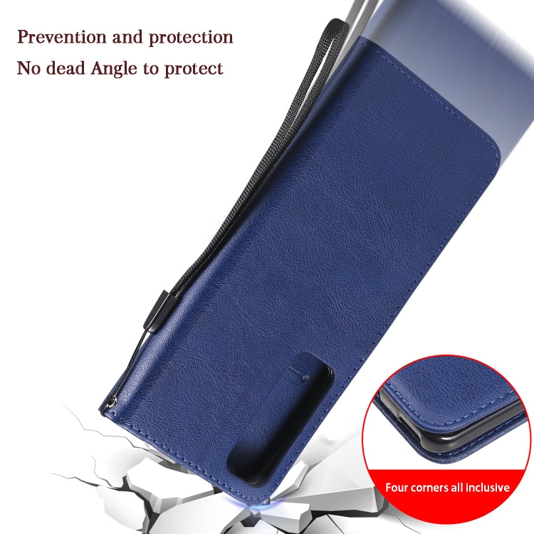 For Huawei nova 7 Pro Solid Color Horizontal Flip Protective Leather Case with Holder & Card Slots & Wallet & Lanyard