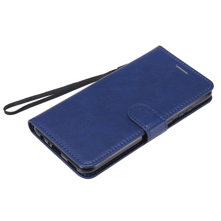 For Huawei P smart 2020 Solid Color Horizontal Flip Protective Leather Case with Holder & Card Slots & Wallet & Lanyard