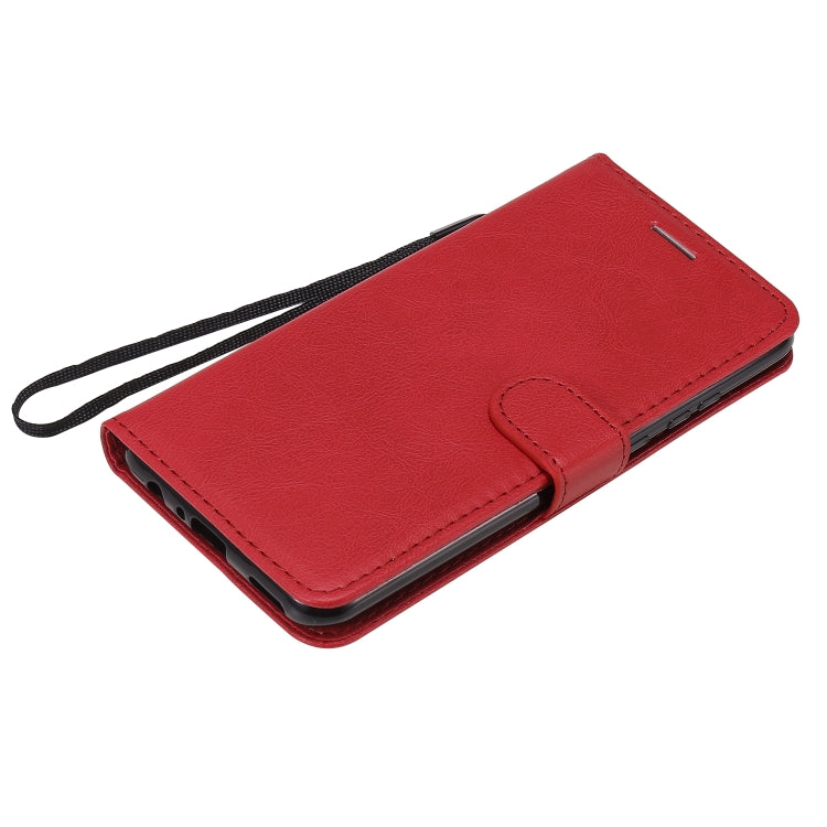 For Huawei P smart 2020 Solid Color Horizontal Flip Protective Leather Case with Holder & Card Slots & Wallet & Lanyard