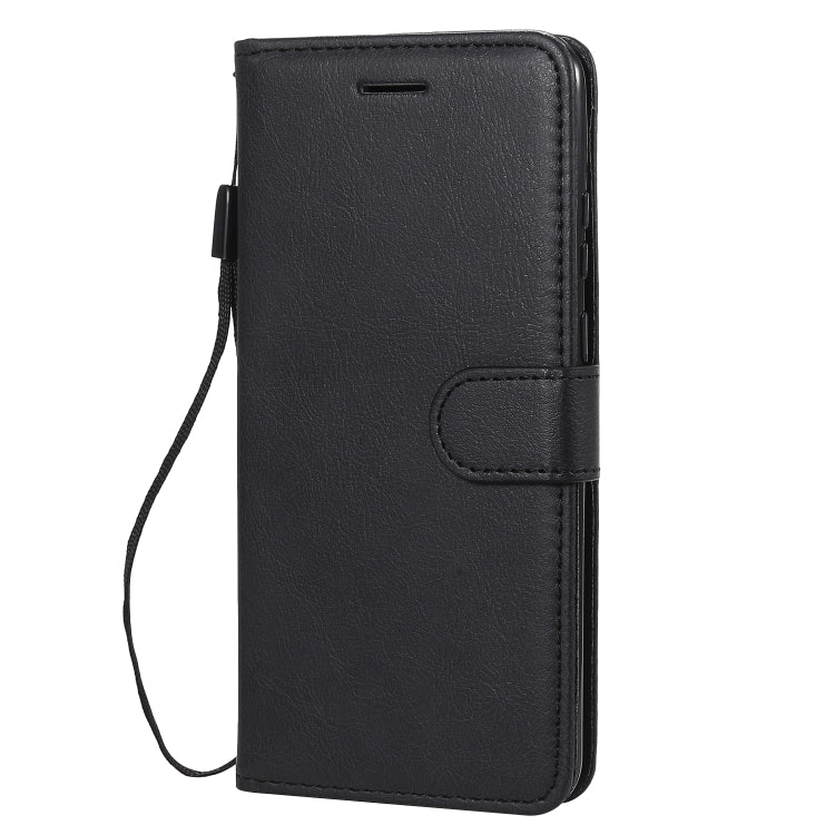 For Huawei P smart 2020 Solid Color Horizontal Flip Protective Leather Case with Holder & Card Slots & Wallet & Lanyard