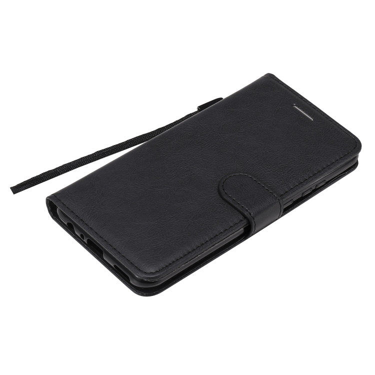 For Huawei P smart 2020 Solid Color Horizontal Flip Protective Leather Case with Holder & Card Slots & Wallet & Lanyard