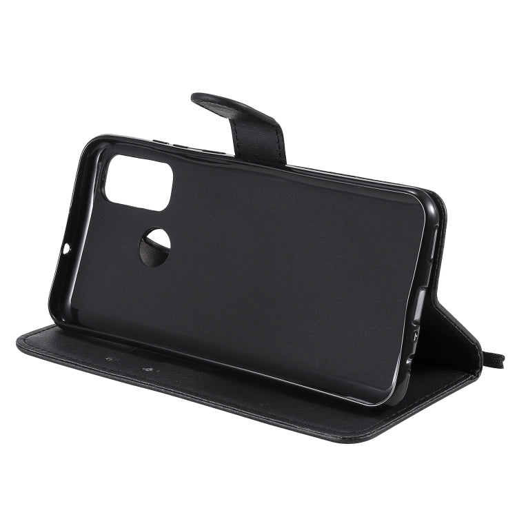 For Huawei P smart 2020 Solid Color Horizontal Flip Protective Leather Case with Holder & Card Slots & Wallet & Lanyard