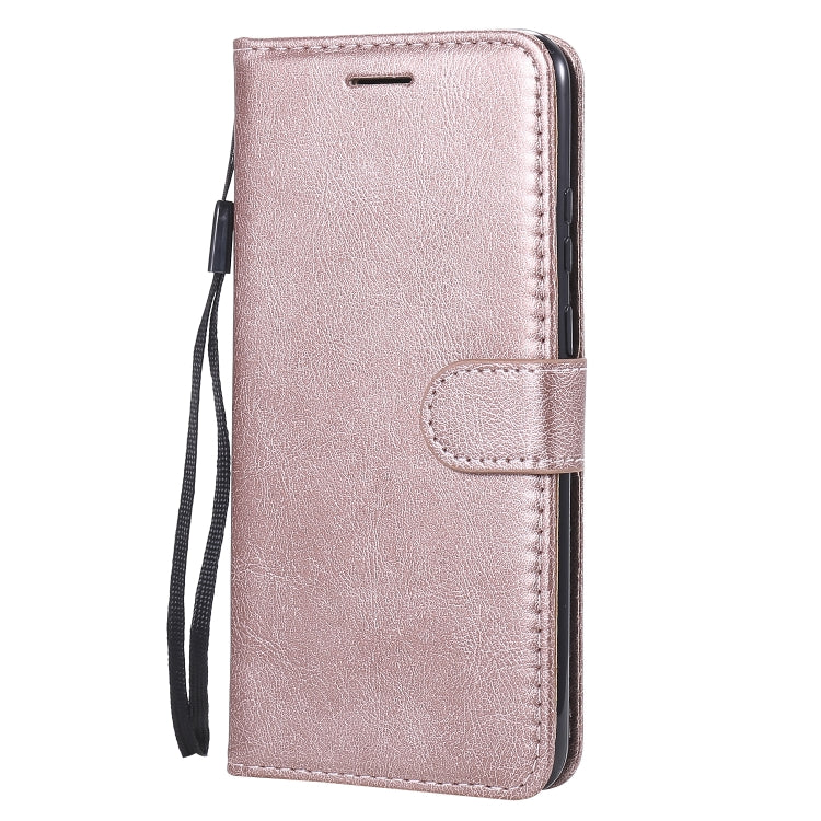 For Huawei P smart 2020 Solid Color Horizontal Flip Protective Leather Case with Holder & Card Slots & Wallet & Lanyard