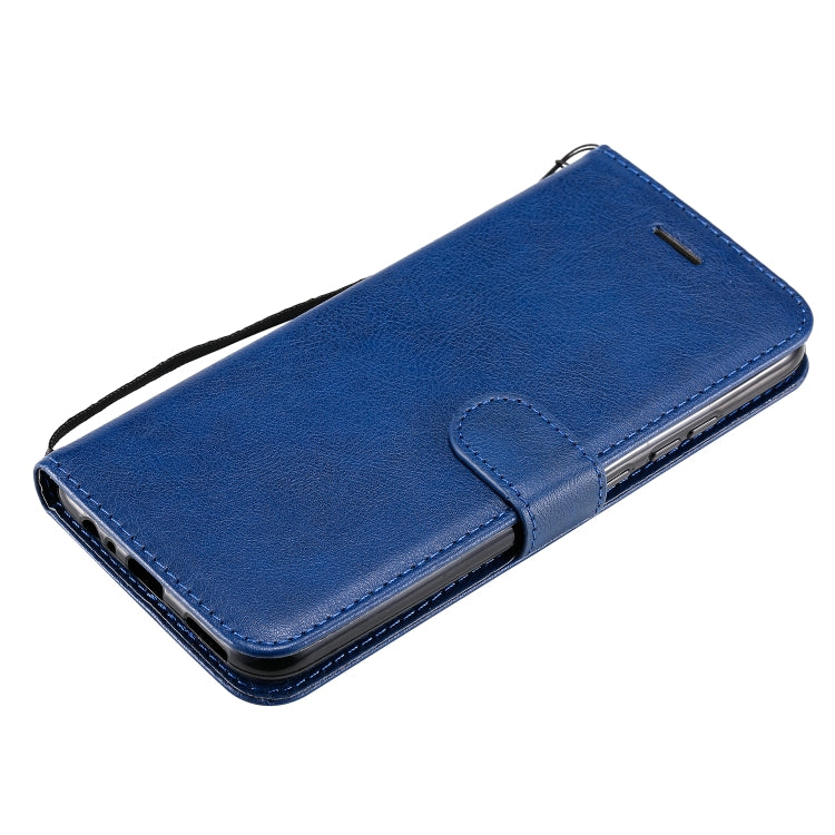 For Huawei P40 lite E / Y7p / Honor 9C Solid Color Horizontal Flip Protective Leather Case with Holder & Card Slots & Wallet & Lanyard