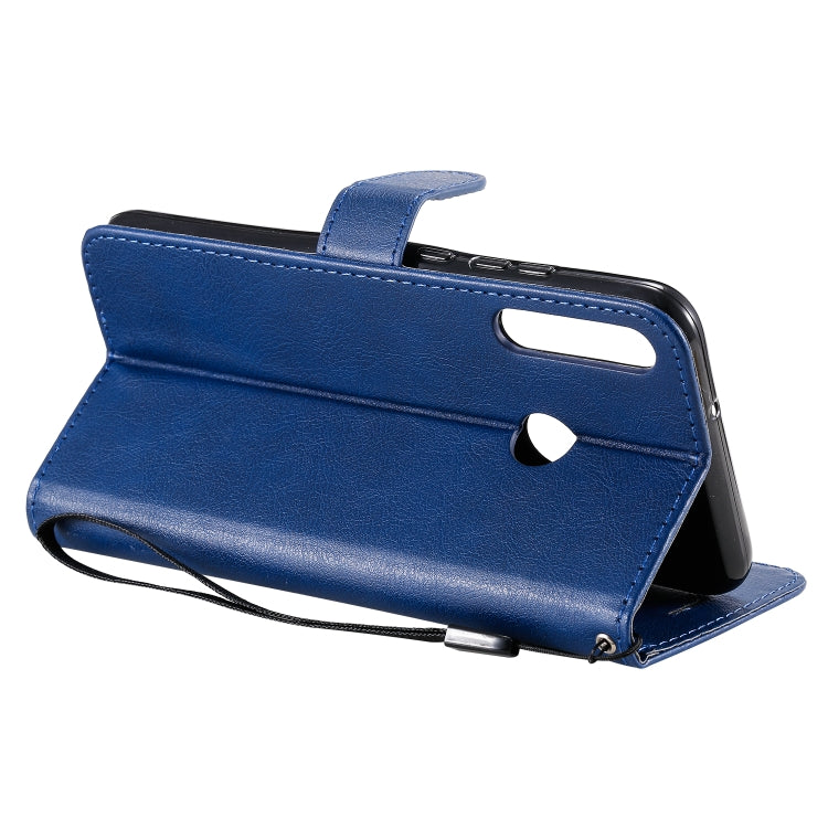 For Huawei P40 lite E / Y7p / Honor 9C Solid Color Horizontal Flip Protective Leather Case with Holder & Card Slots & Wallet & Lanyard