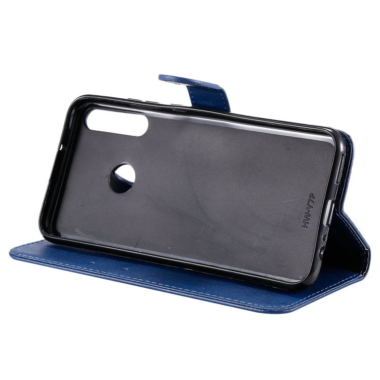 For Huawei P40 lite E / Y7p / Honor 9C Solid Color Horizontal Flip Protective Leather Case with Holder & Card Slots & Wallet & Lanyard