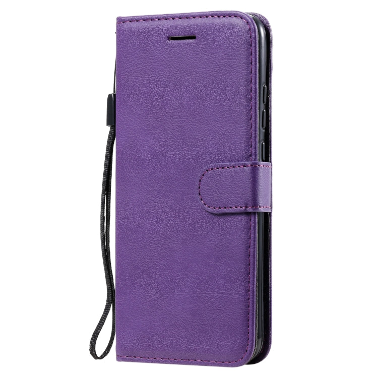 For Huawei P40 lite E / Y7p / Honor 9C Solid Color Horizontal Flip Protective Leather Case with Holder & Card Slots & Wallet & Lanyard