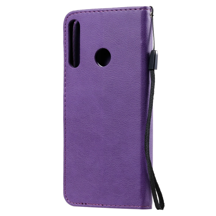 For Huawei P40 lite E / Y7p / Honor 9C Solid Color Horizontal Flip Protective Leather Case with Holder & Card Slots & Wallet & Lanyard