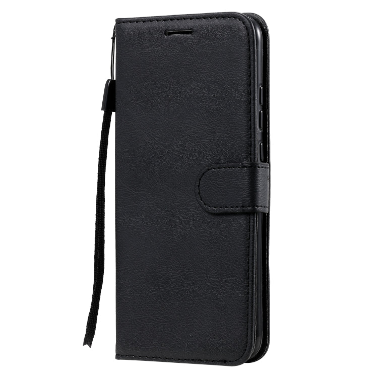 For Huawei P40 lite E / Y7p / Honor 9C Solid Color Horizontal Flip Protective Leather Case with Holder & Card Slots & Wallet & Lanyard