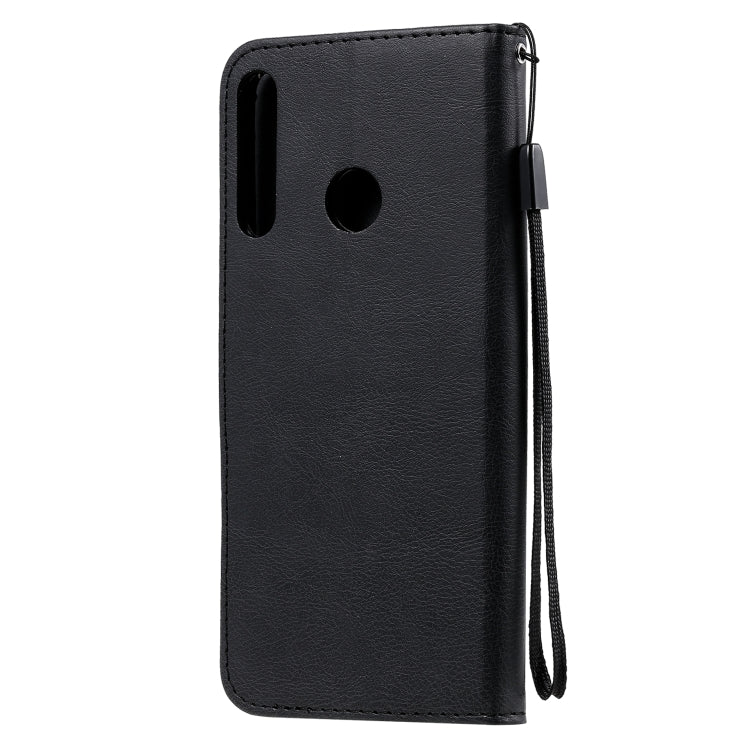For Huawei P40 lite E / Y7p / Honor 9C Solid Color Horizontal Flip Protective Leather Case with Holder & Card Slots & Wallet & Lanyard