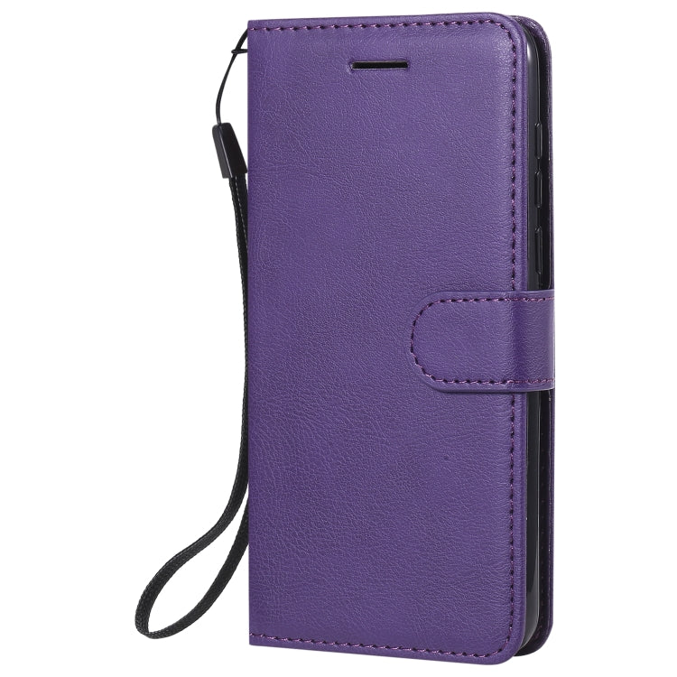 For Huawei Y5p / Honor 9S Solid Color Horizontal Flip Protective Leather Case with Holder & Card Slots & Wallet & Lanyard