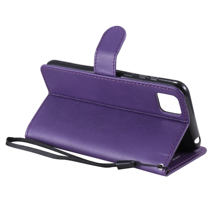 For Huawei Y5p / Honor 9S Solid Color Horizontal Flip Protective Leather Case with Holder & Card Slots & Wallet & Lanyard