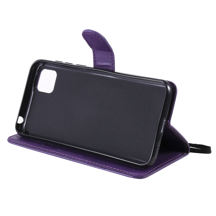 For Huawei Y5p / Honor 9S Solid Color Horizontal Flip Protective Leather Case with Holder & Card Slots & Wallet & Lanyard