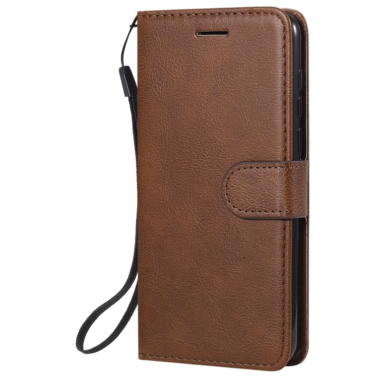 For Huawei Y5p / Honor 9S Solid Color Horizontal Flip Protective Leather Case with Holder & Card Slots & Wallet & Lanyard