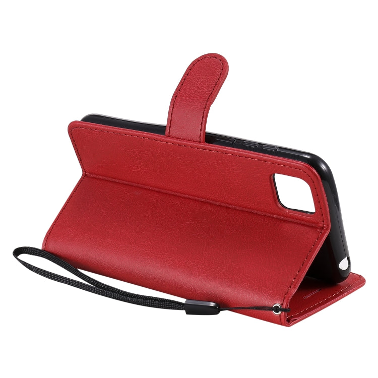 For Huawei Y5p / Honor 9S Solid Color Horizontal Flip Protective Leather Case with Holder & Card Slots & Wallet & Lanyard