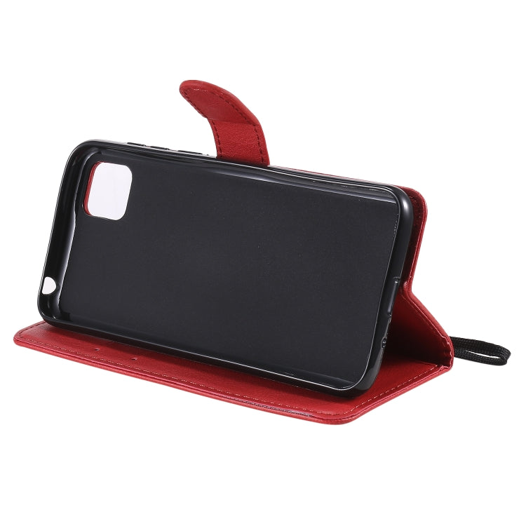 For Huawei Y5p / Honor 9S Solid Color Horizontal Flip Protective Leather Case with Holder & Card Slots & Wallet & Lanyard