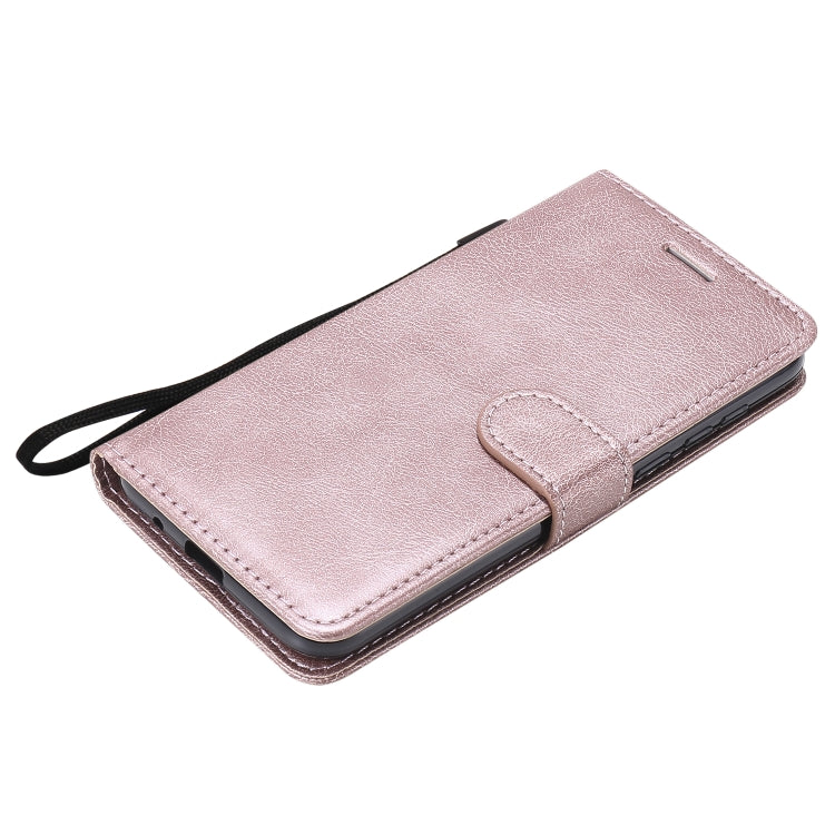 For Huawei Y5p / Honor 9S Solid Color Horizontal Flip Protective Leather Case with Holder & Card Slots & Wallet & Lanyard