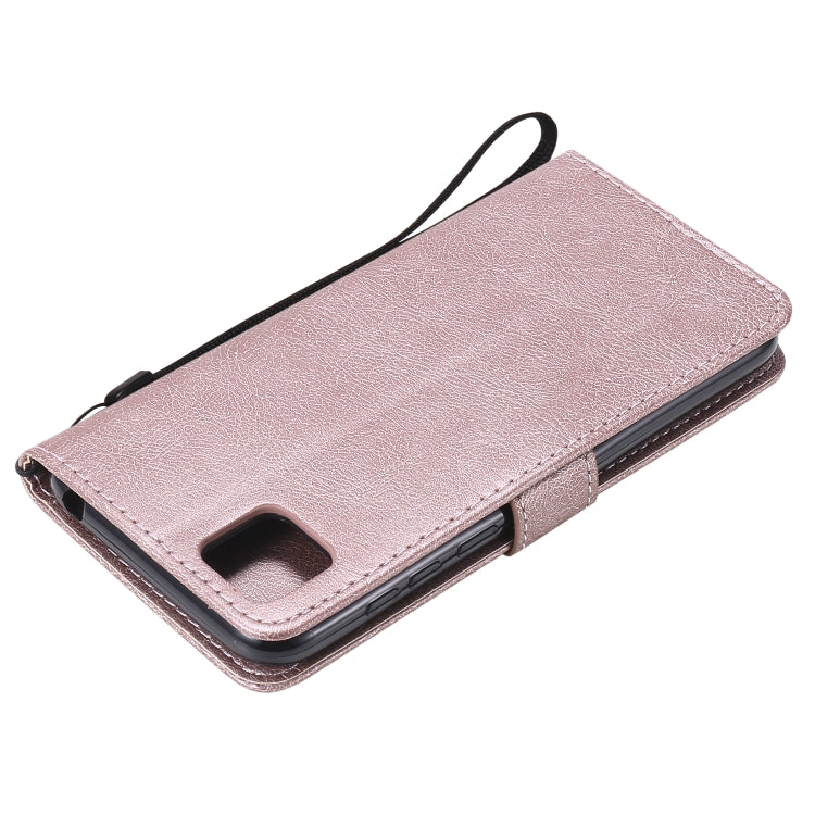 For Huawei Y5p / Honor 9S Solid Color Horizontal Flip Protective Leather Case with Holder & Card Slots & Wallet & Lanyard
