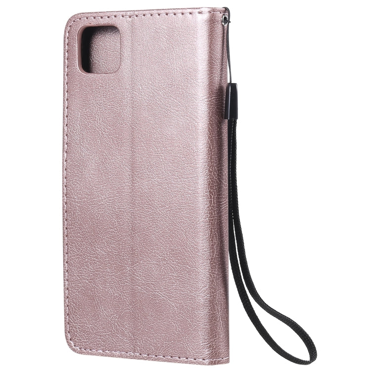 For Huawei Y5p / Honor 9S Solid Color Horizontal Flip Protective Leather Case with Holder & Card Slots & Wallet & Lanyard