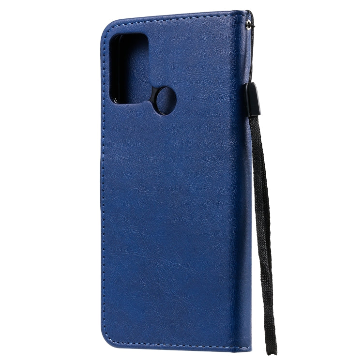 For Huawei Honor 9A Solid Color Horizontal Flip Protective Leather Case with Holder & Card Slots & Wallet & Lanyard