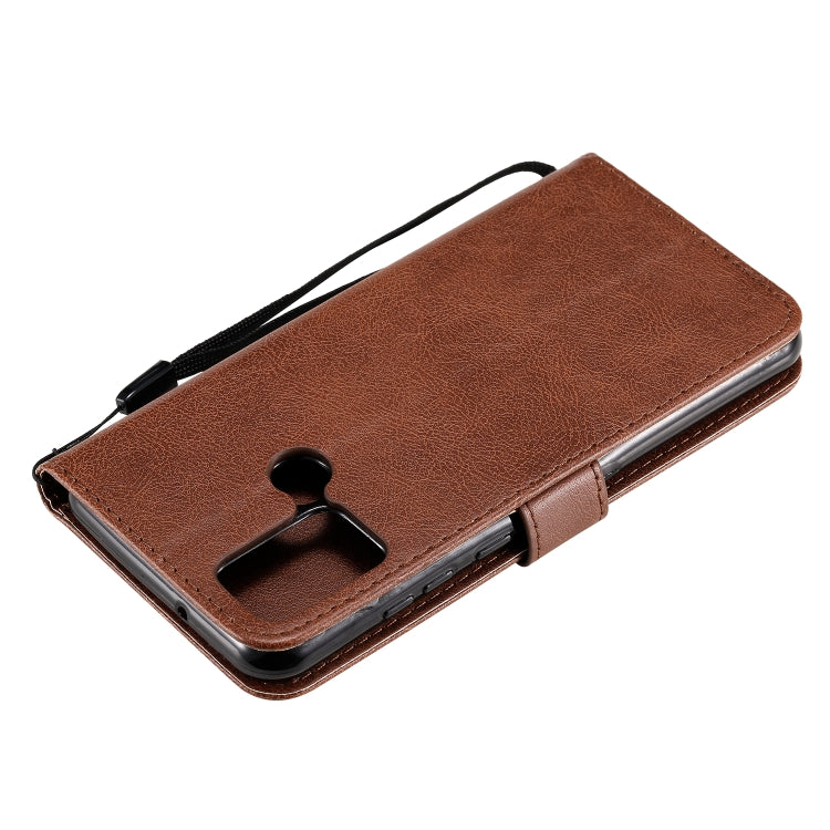 For Huawei Honor 9A Solid Color Horizontal Flip Protective Leather Case with Holder & Card Slots & Wallet & Lanyard