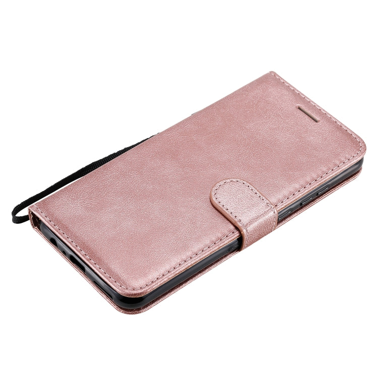 For Huawei Honor 9A Solid Color Horizontal Flip Protective Leather Case with Holder & Card Slots & Wallet & Lanyard