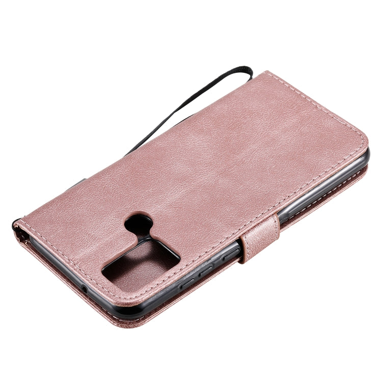 For Huawei Honor 9A Solid Color Horizontal Flip Protective Leather Case with Holder & Card Slots & Wallet & Lanyard