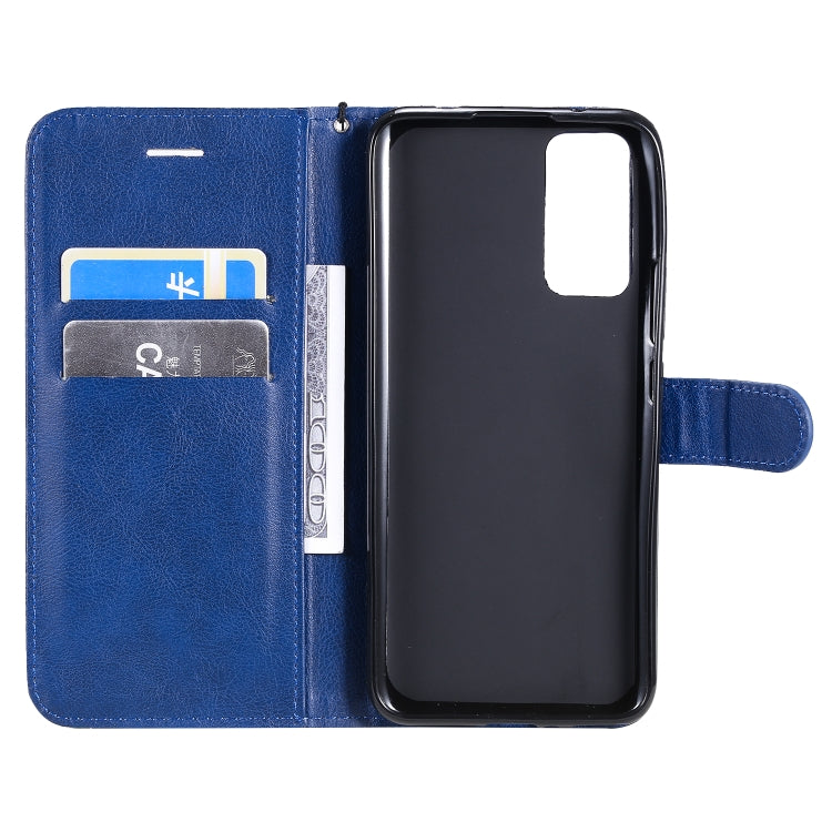 For Huawei Honor 30 Solid Color Horizontal Flip Protective Leather Case with Holder & Card Slots & Wallet & Lanyard