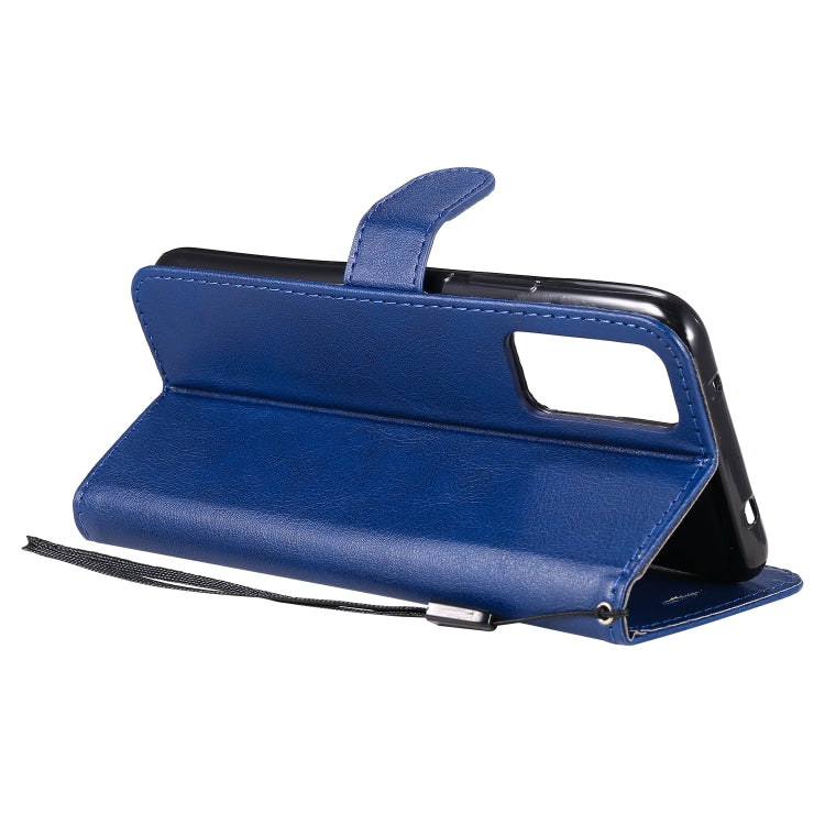 For Huawei Honor 30 Solid Color Horizontal Flip Protective Leather Case with Holder & Card Slots & Wallet & Lanyard