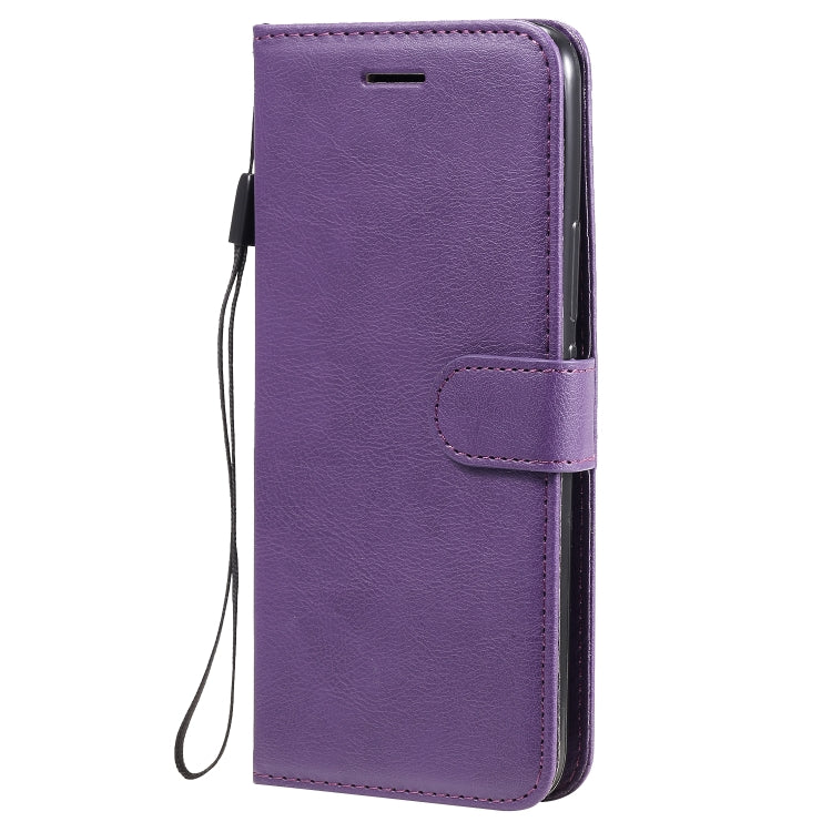 For Huawei Honor 30 Solid Color Horizontal Flip Protective Leather Case with Holder & Card Slots & Wallet & Lanyard
