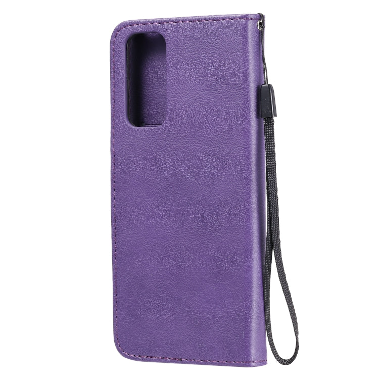 For Huawei Honor 30 Pro Solid Color Horizontal Flip Protective Leather Case with Holder & Card Slots & Wallet & Lanyard