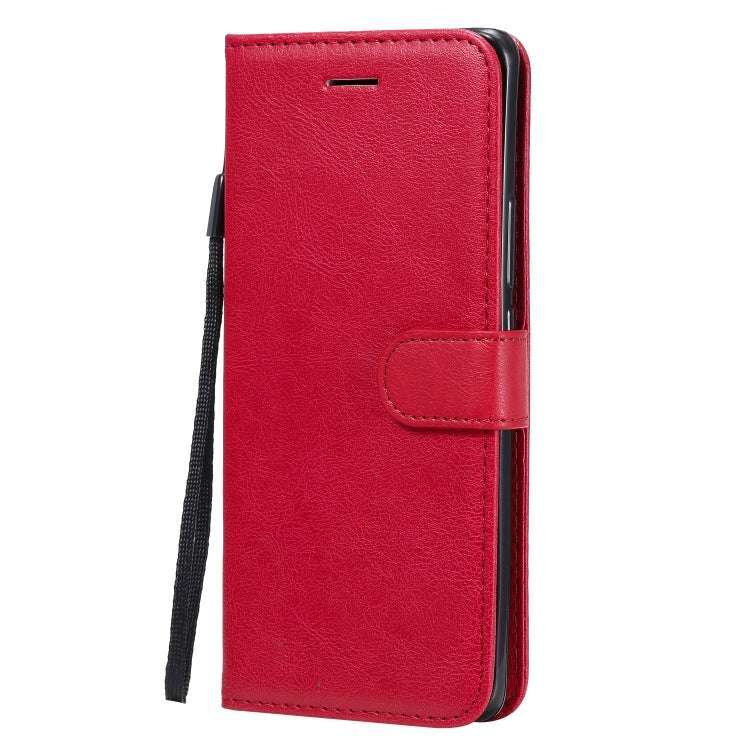 For Huawei Honor 30 Pro Solid Color Horizontal Flip Protective Leather Case with Holder & Card Slots & Wallet & Lanyard